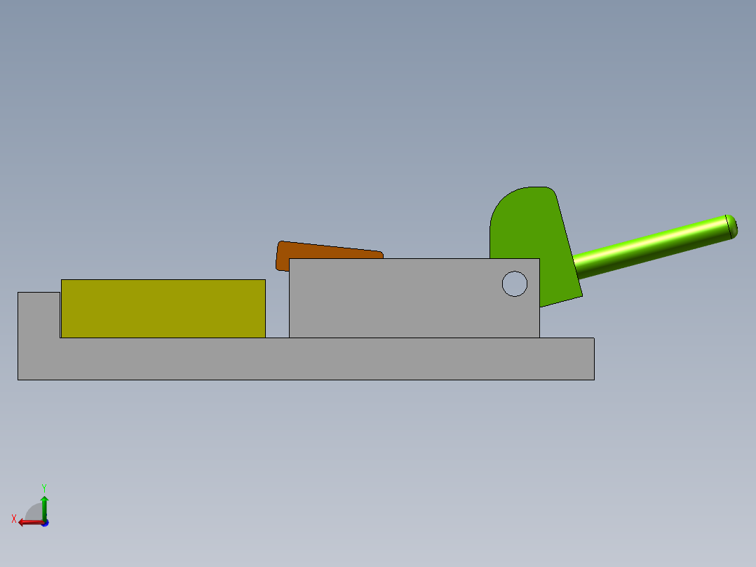 压紧机构后视图