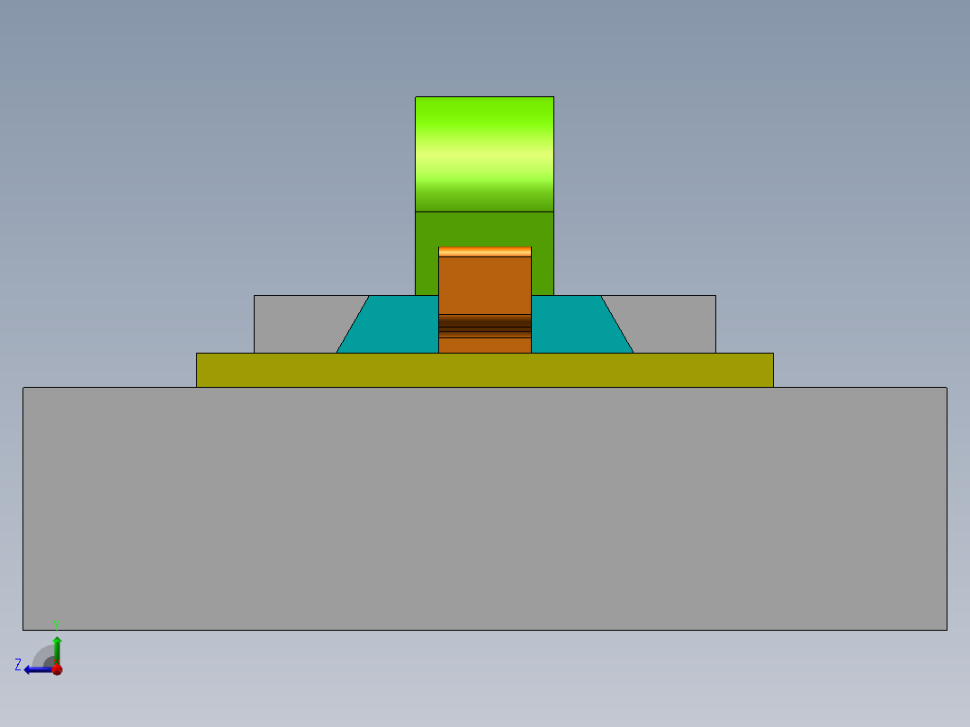 压紧机构右视图