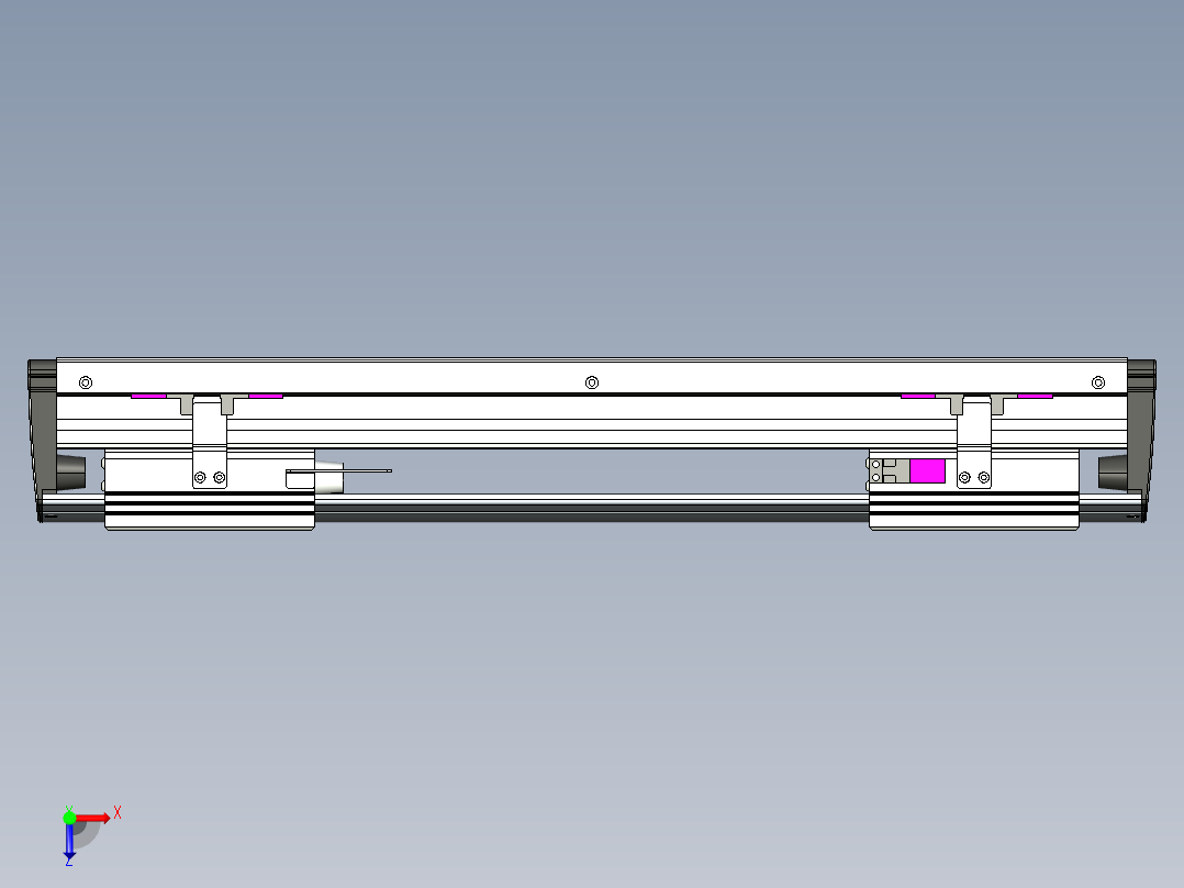 威洛博VL系列3d模型模组2VL17E1Y-S250俯视图