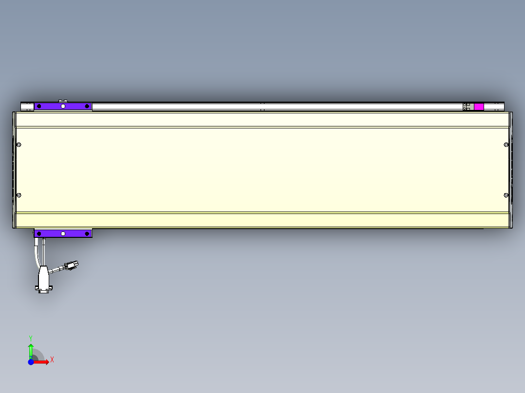 威洛博VL系列3d模型模组VL22H1Y-S750前视图