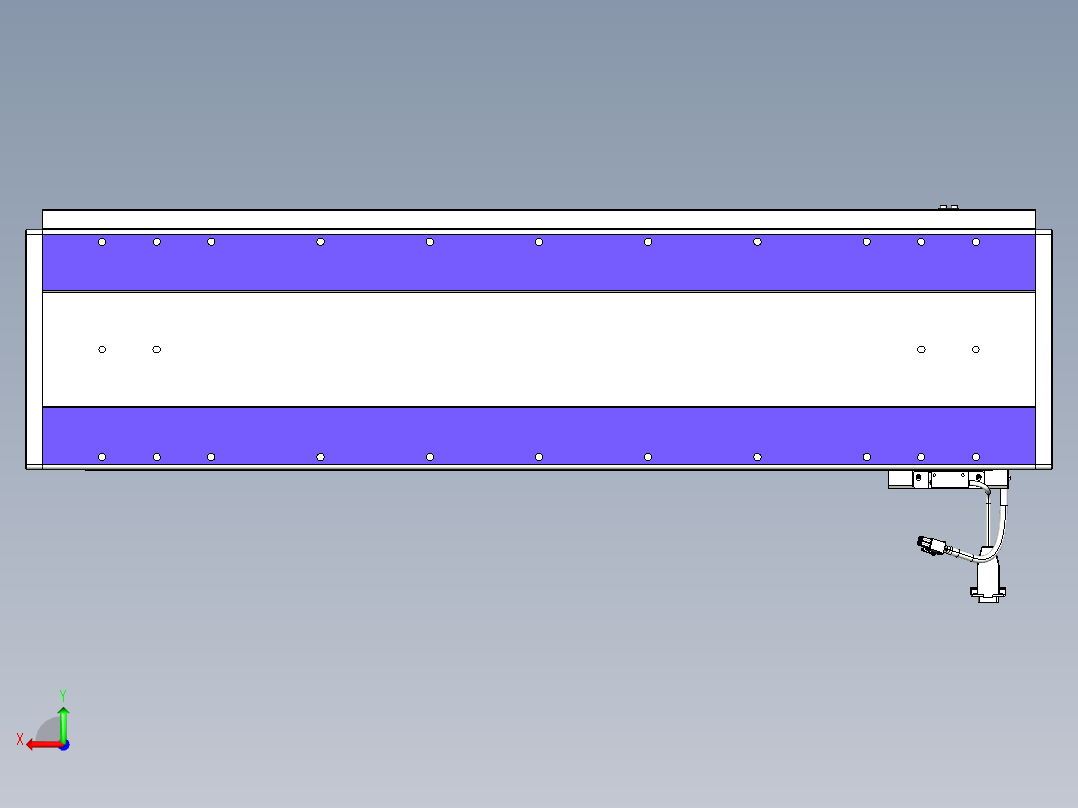 威洛博VL系列3d模型模组VL22H1Y-S750后视图