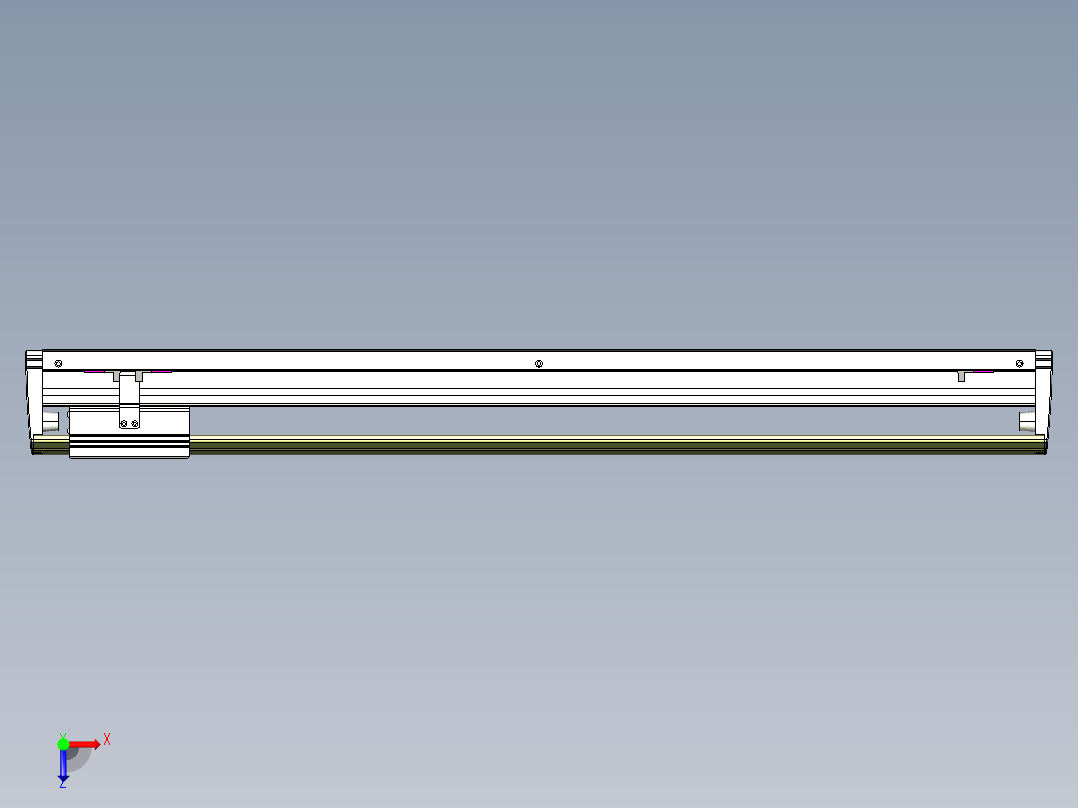 威洛博VL系列3d模型模组VL22H1Y-S750俯视图