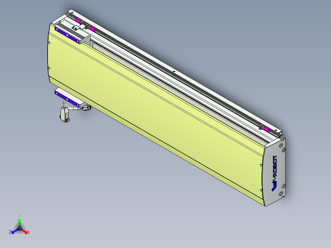 威洛博VL系列3d模型模组VL22H1Y-S750正等轴测图