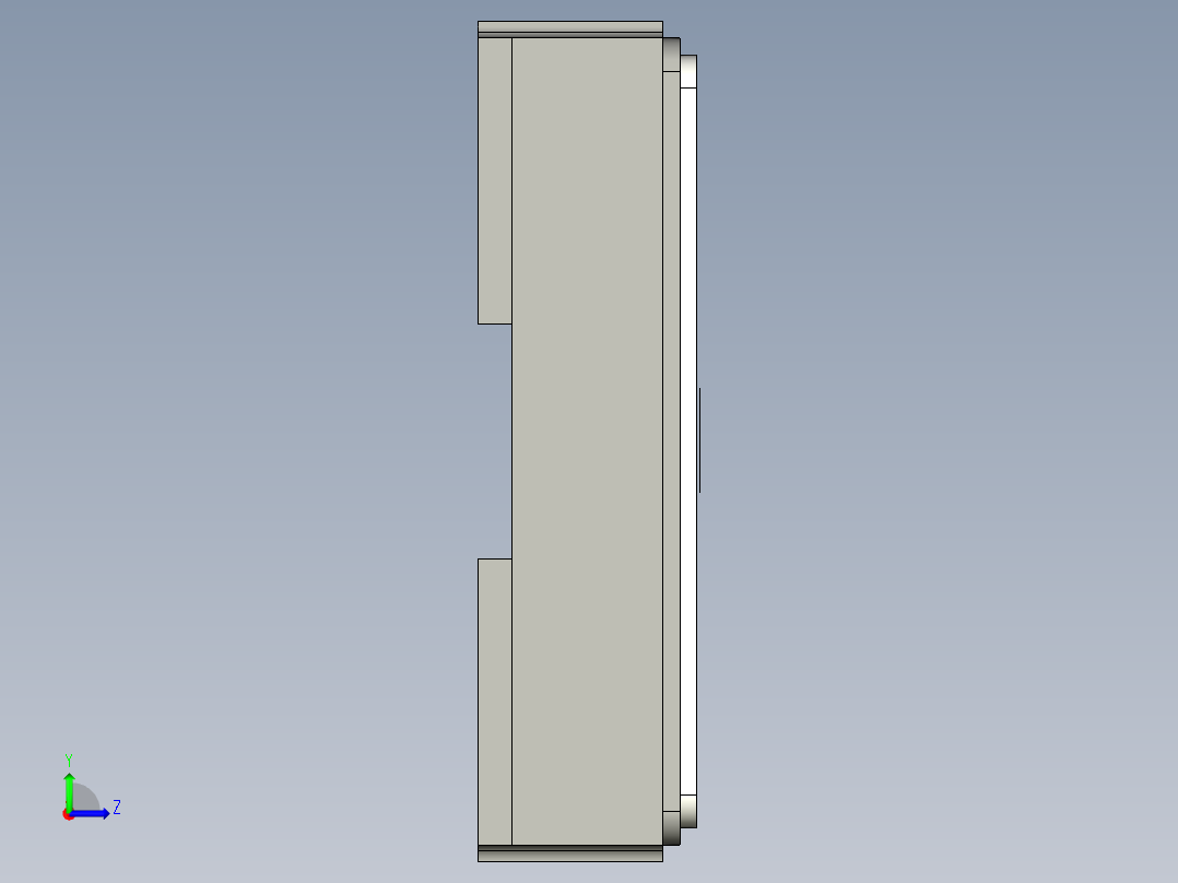 元器件3D封装NX3225SA151左视图