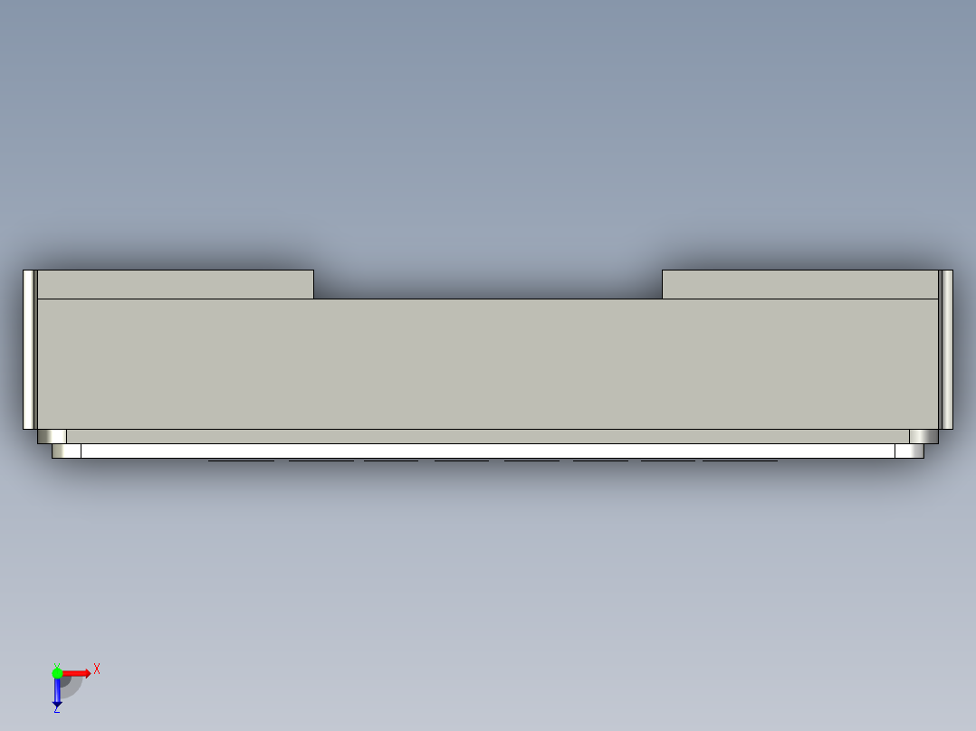 元器件3D封装NX3225SA151俯视图