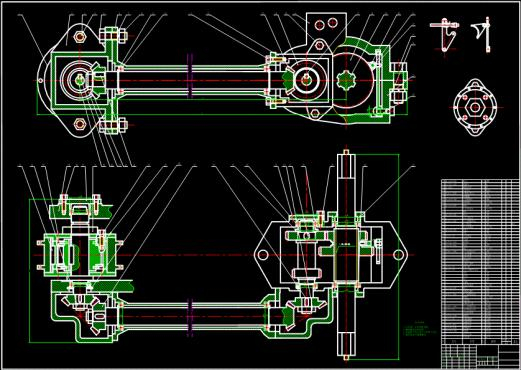 QC487-无链条自行车的设计[全套CAD和文档]