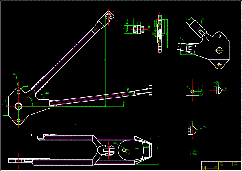 QC487-无链条自行车的设计[全套CAD和文档]