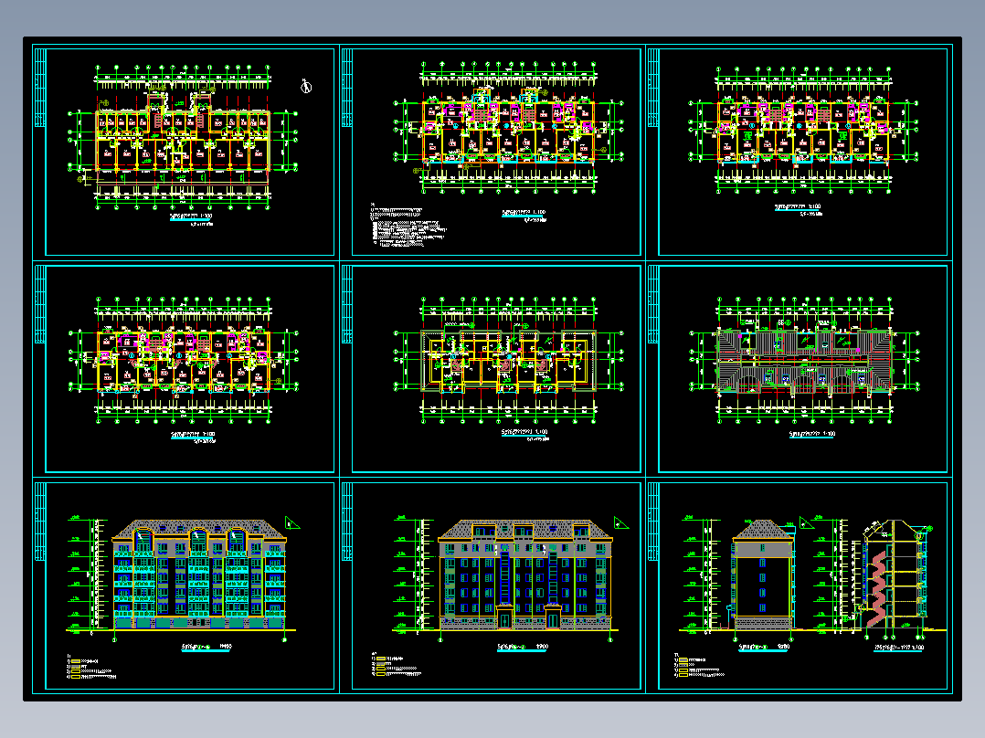 六层住宅小建筑