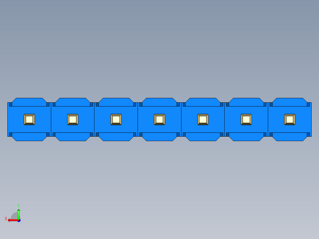 彩色公头100mil（2.54mm）系列-DS1021_blue_1x07p_100mil_Type43_rev1.0后视图