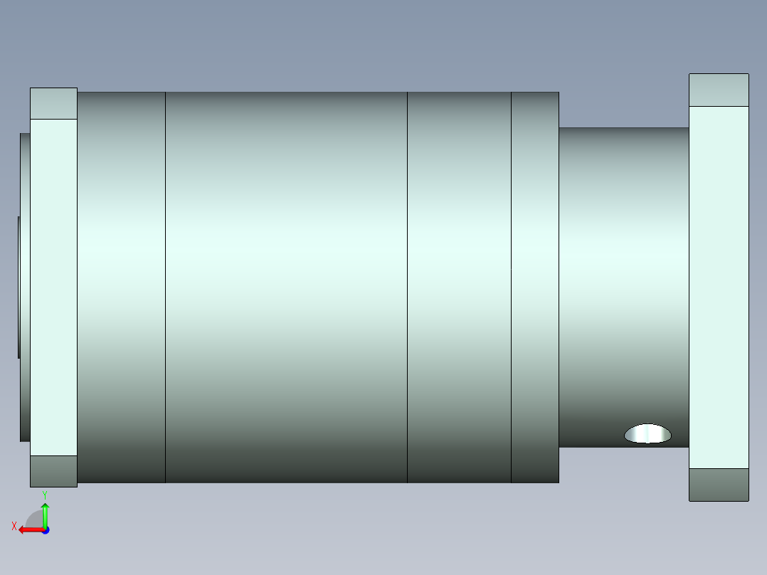 直齿孔PLF160-L3-LC 35-114.3-200-M12.stp后视图