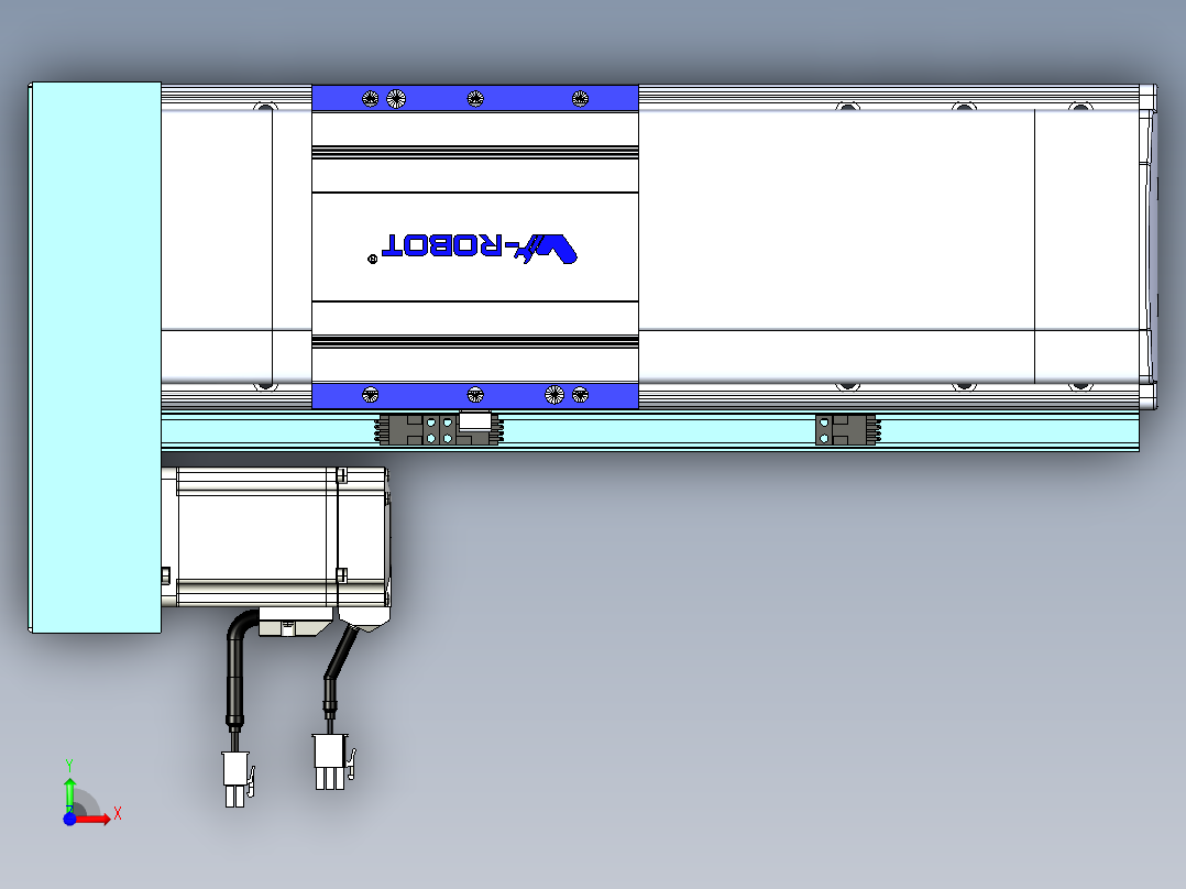 VF丝杆传动-一般环境VF14-Lxx-C-S150-BL-ZP40-C3前视图