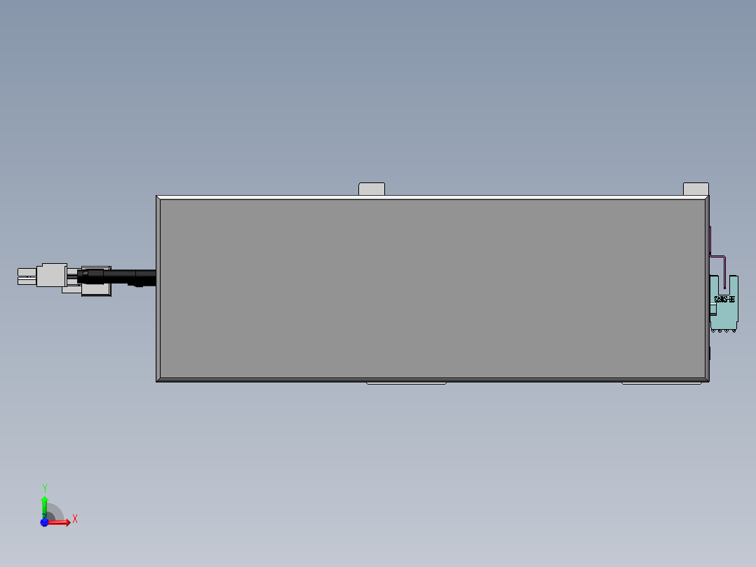 MTH丝杆半封闭模组MTH17-BR-400W前视图