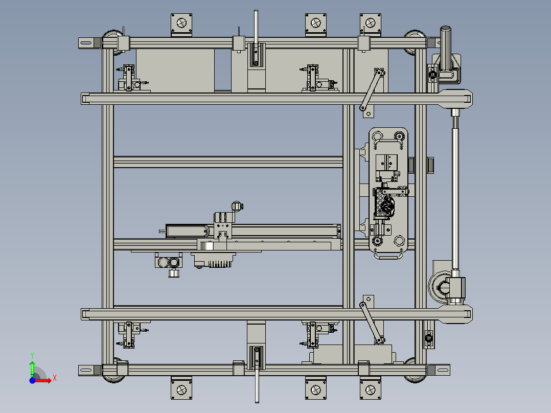 BR205汽车天窗生产线OP60前视图