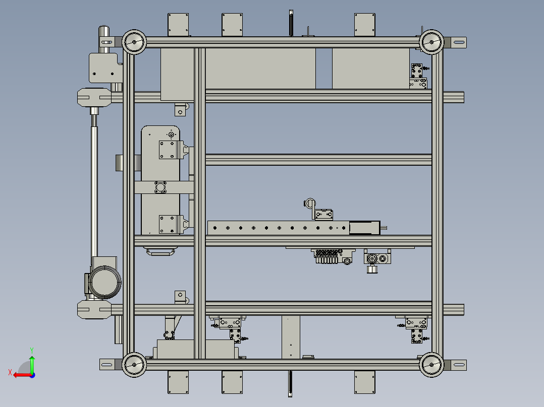 BR205汽车天窗生产线OP60后视图