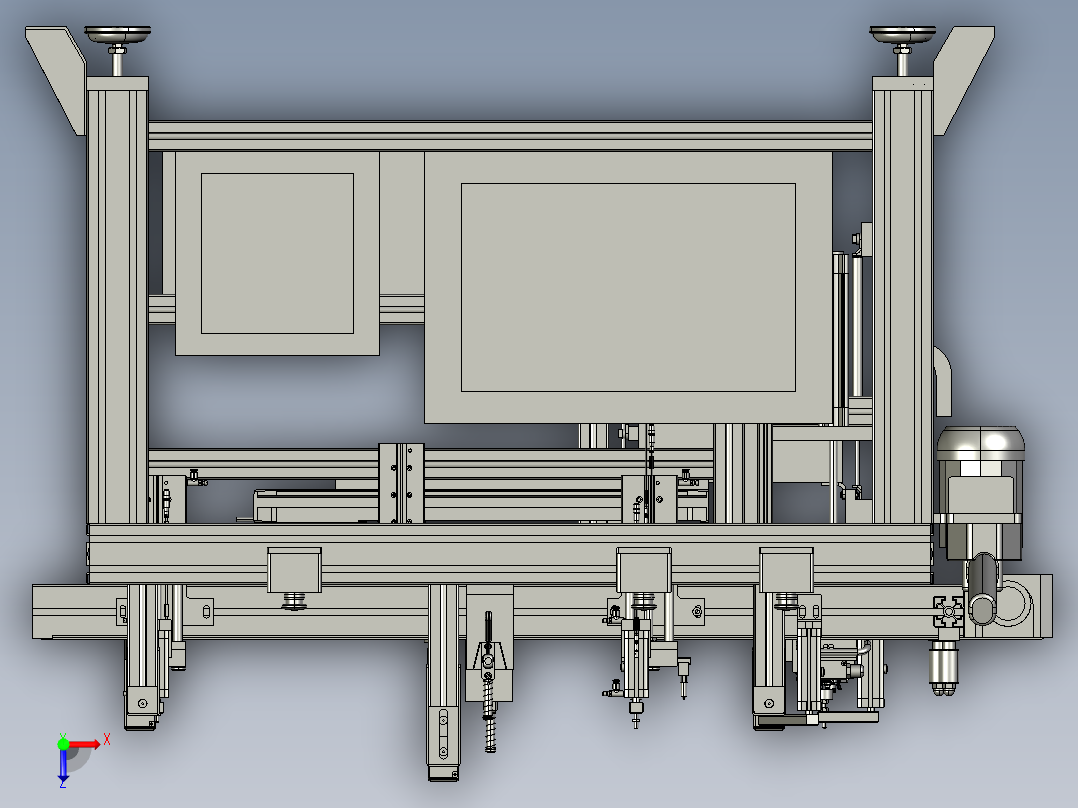 BR205汽车天窗生产线OP60俯视图