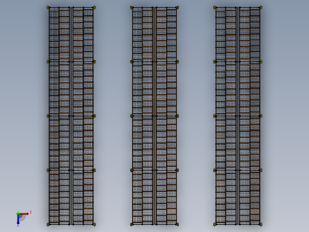 重型货架三立柱货架-924056-100币俯视图