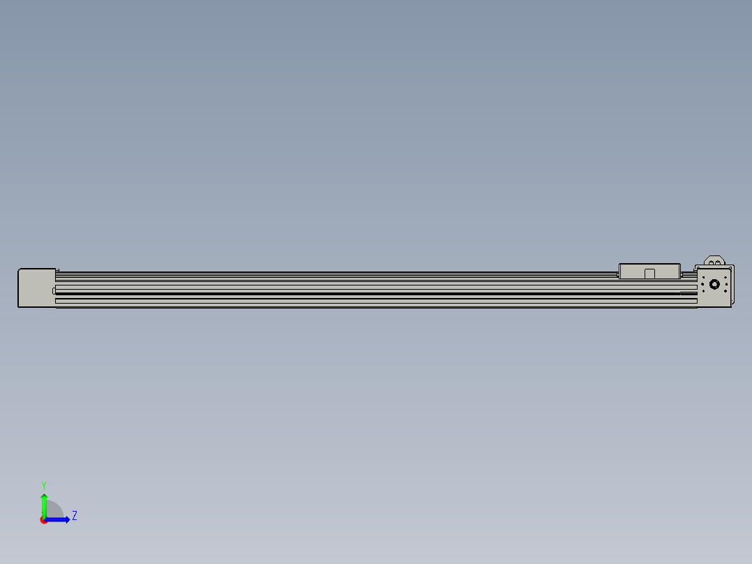 威洛博直线电机模组EB4-L80-S800-L-57-MS3左视图