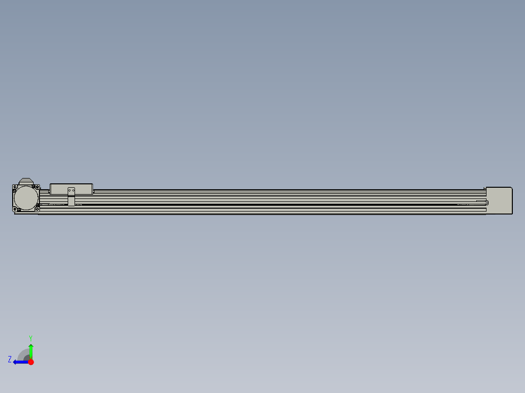 威洛博直线电机模组EB4-L80-S800-L-57-MS3右视图