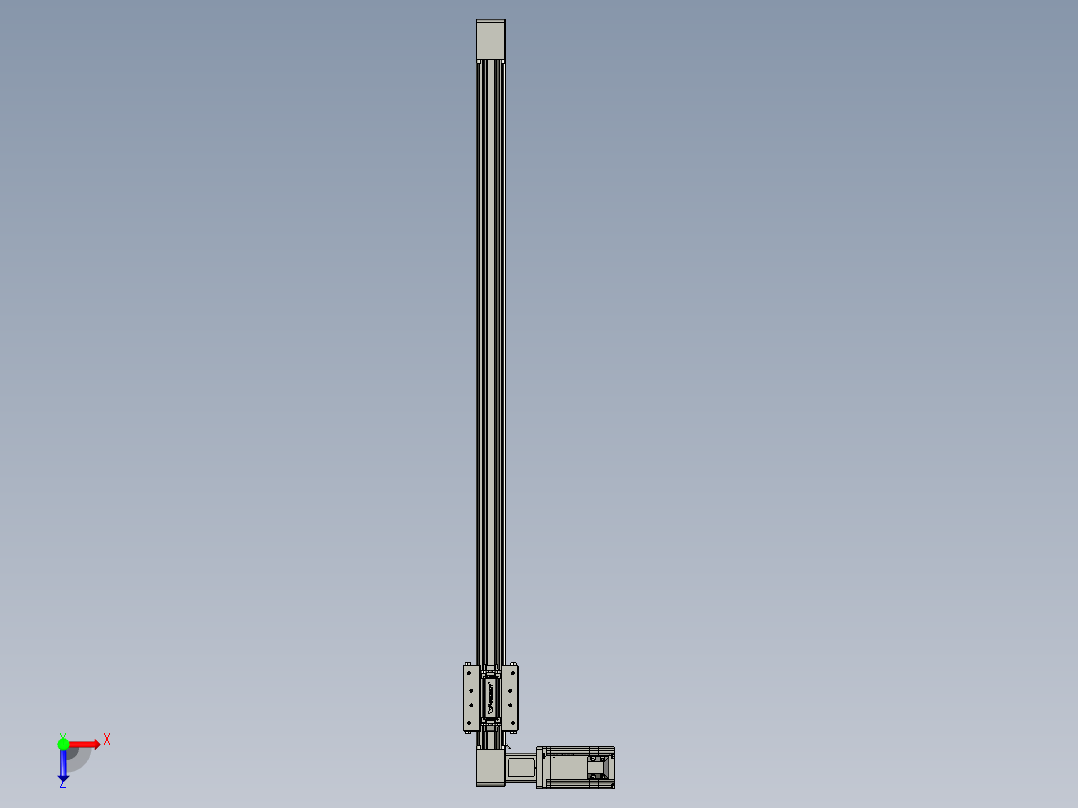 威洛博直线电机模组EB4-L80-S800-L-57-MS3俯视图