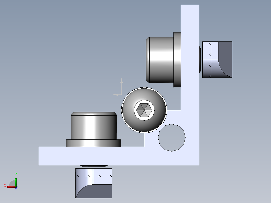 铝型材及其附件3.31.35.30.60.M5.ST右视图