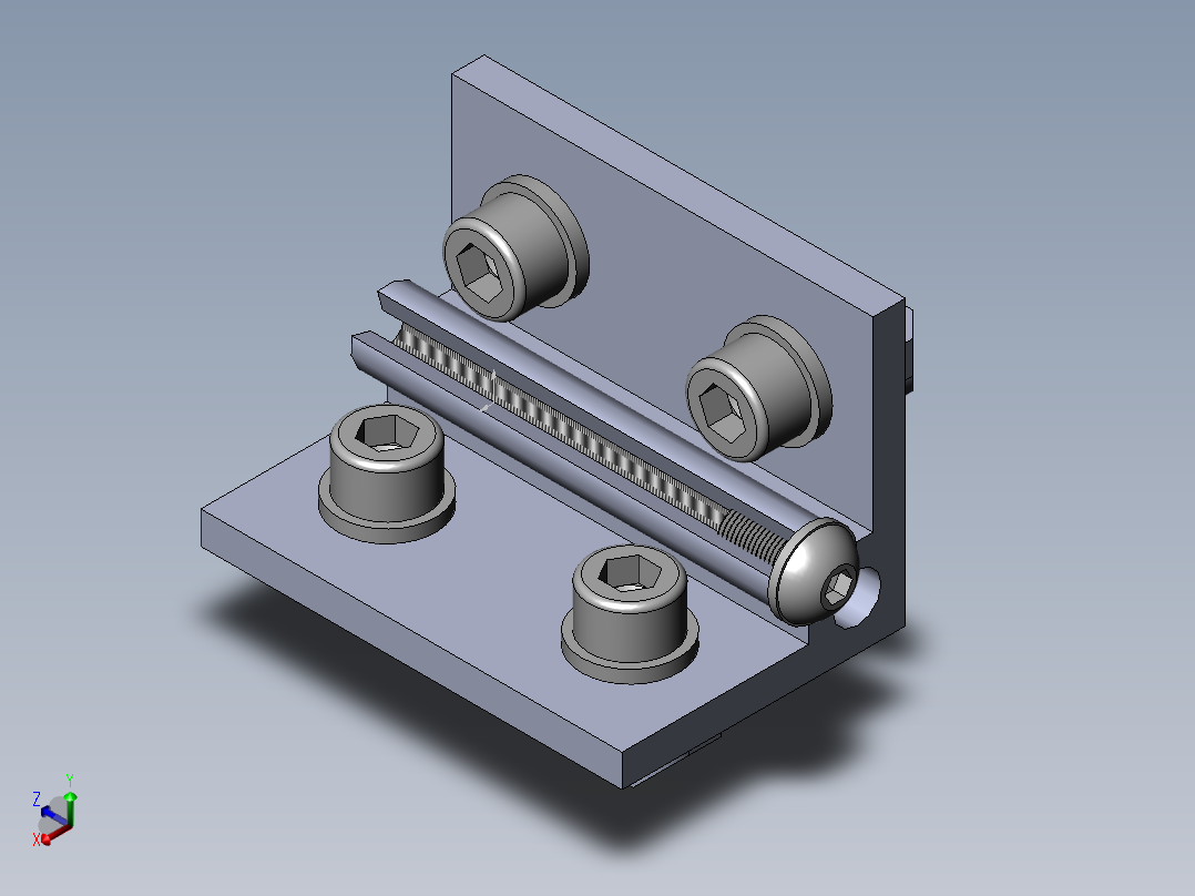 铝型材及其附件3.31.35.30.60.M5.ST正等轴测图