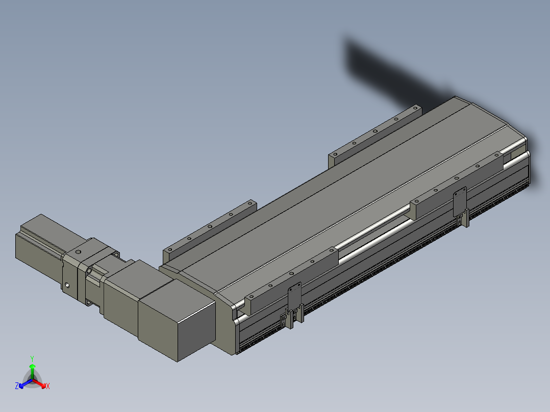 直线模组LHB21-L40-S400-R(B)设计图纸