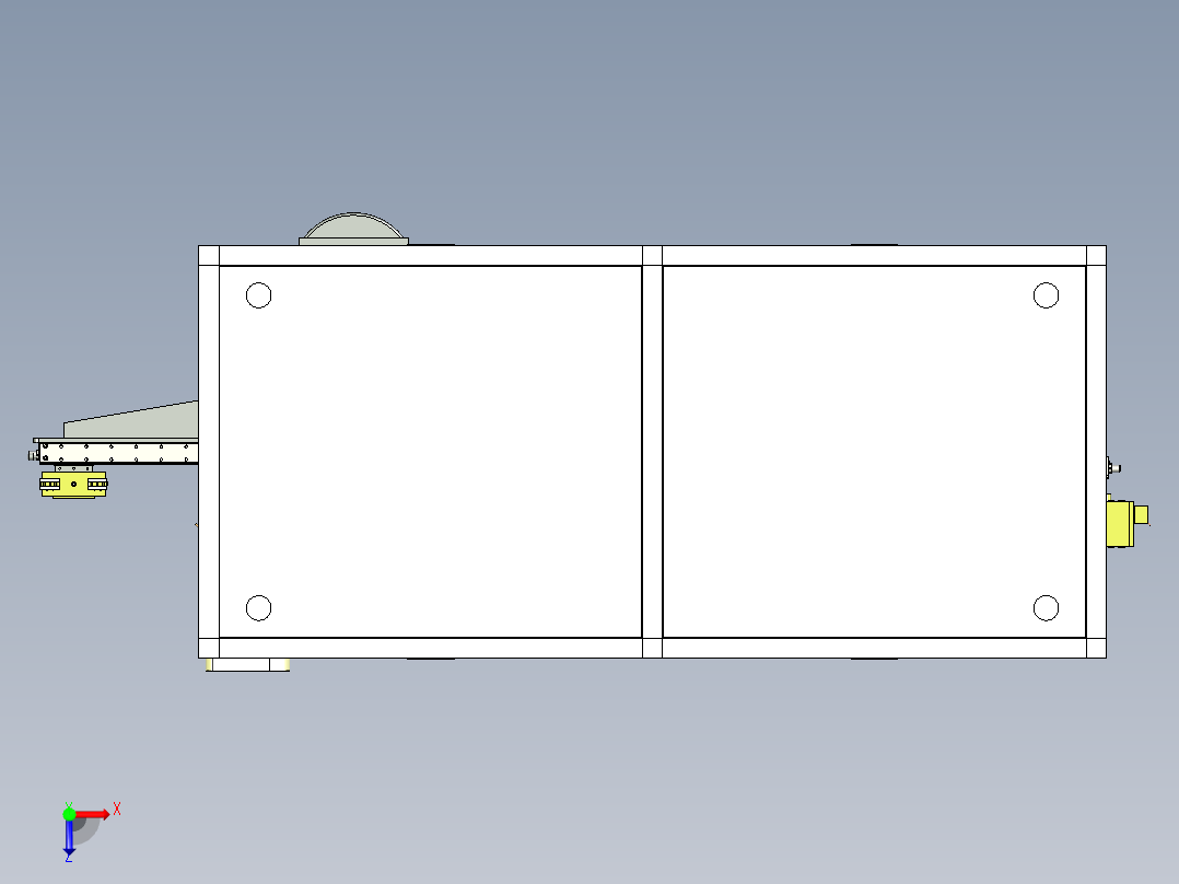 剥皮剥线机_x_t俯视图