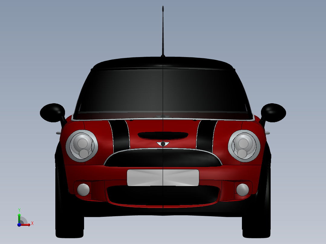4.宝马mini cooper前视图