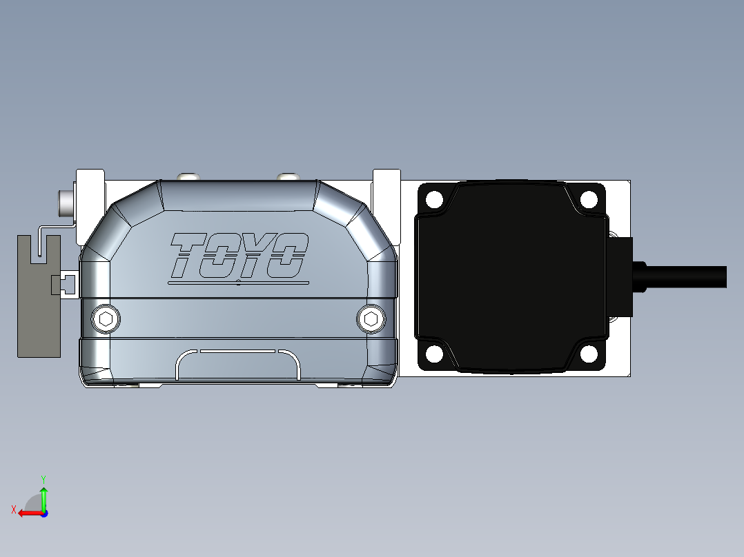 Toyo东佑达直线模组-ETH12-700-BR-200W+煞車后视图