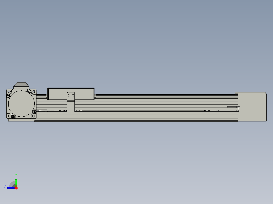 威洛博直线电机模组EB4-L80-S250-L-57-MS3右视图