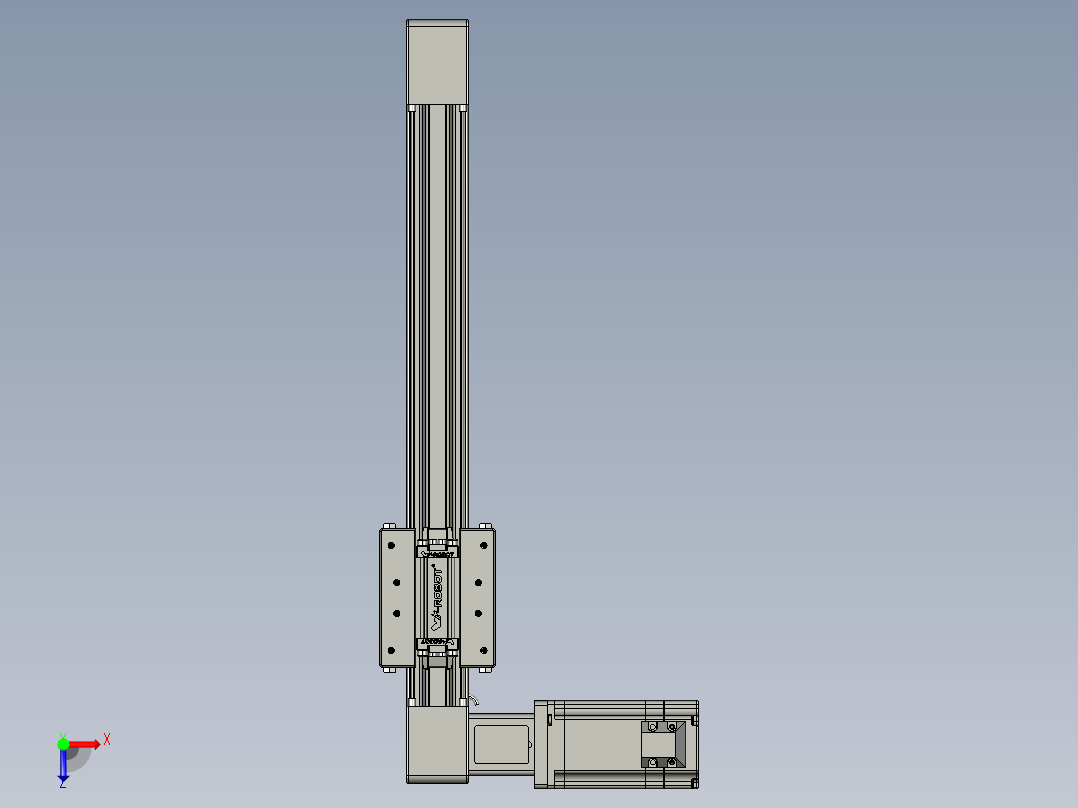 威洛博直线电机模组EB4-L80-S250-L-57-MS3俯视图