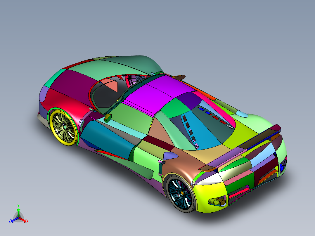 双人V8<span style='color: red'>发动机</span>超级跑车