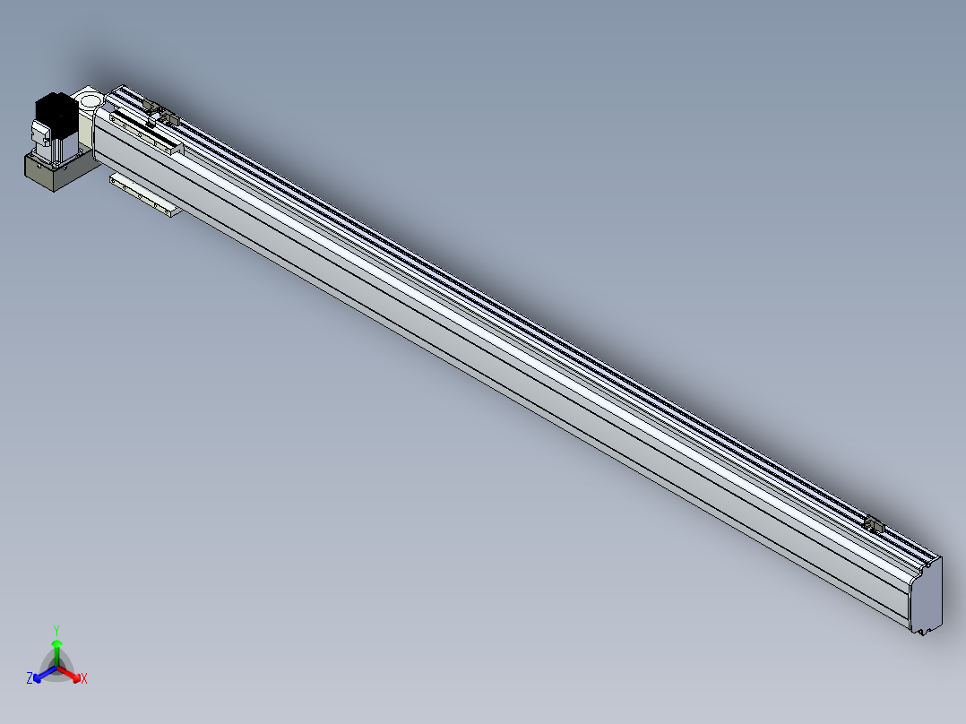 同步带滑台-半封闭B13H-L45-S1600-LU-P40-D3