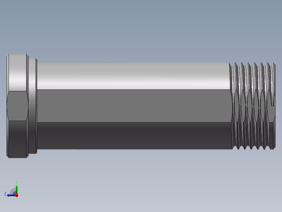 五金接头LH-JQR-01-012右视图