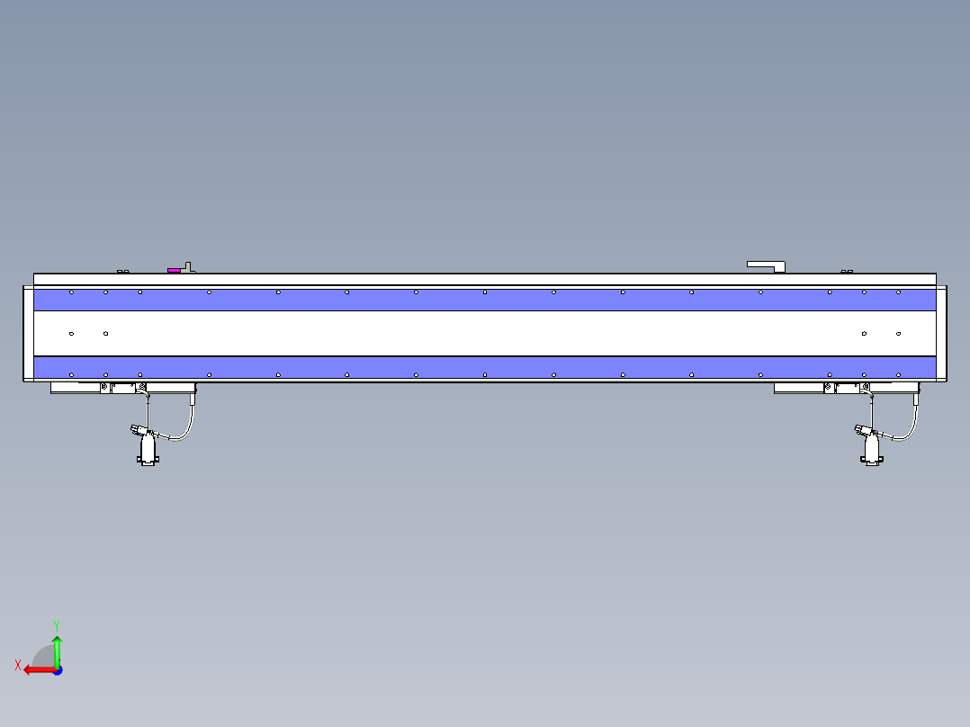 威洛博VL系列直线电机模组-2VL14S3-S800后视图