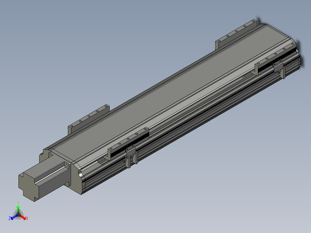 直线模组LHA17-S550-M设计图纸