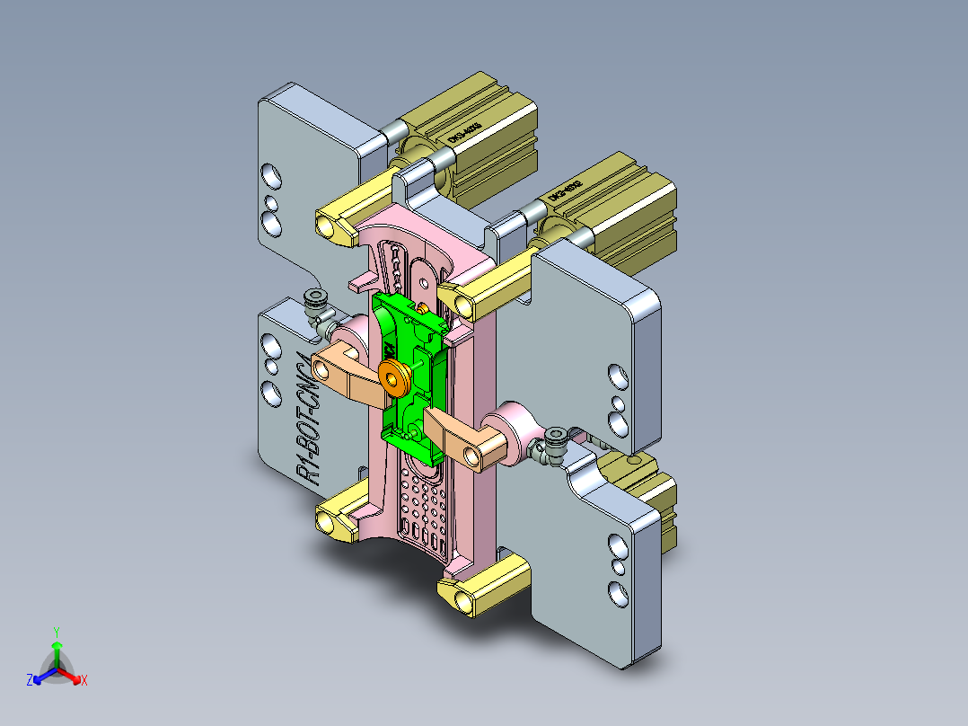 R1-BOT-CNC4-1201正等轴测图