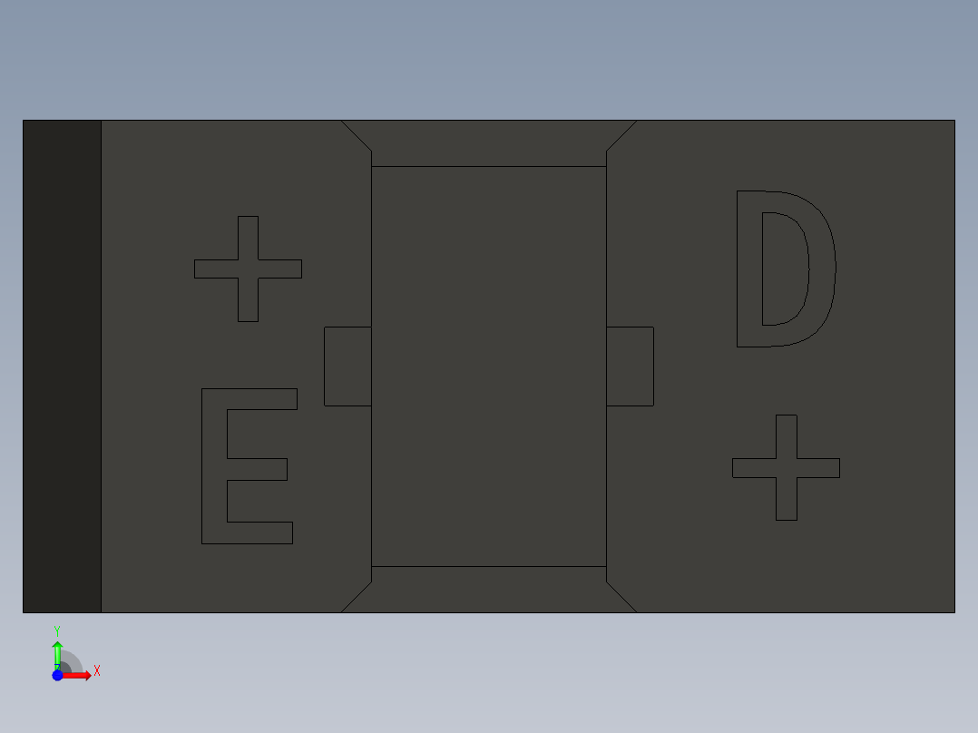 光学传感器前视图