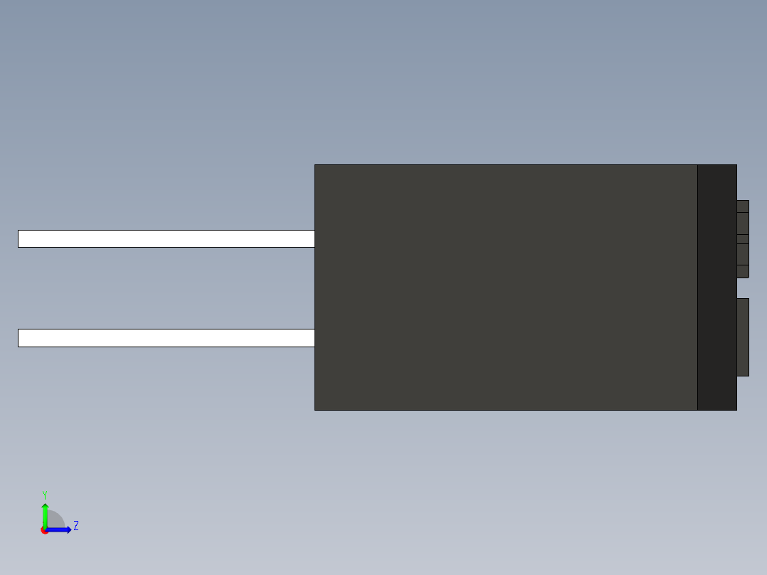 光学传感器左视图
