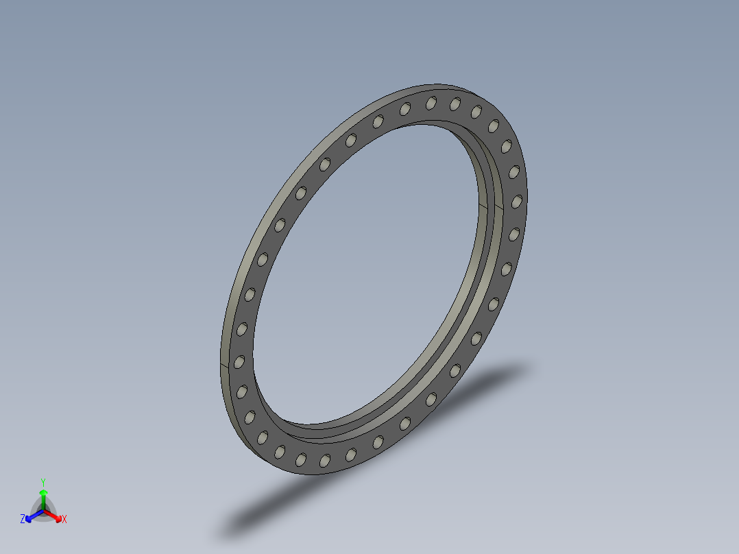 法兰适配器正等轴测图