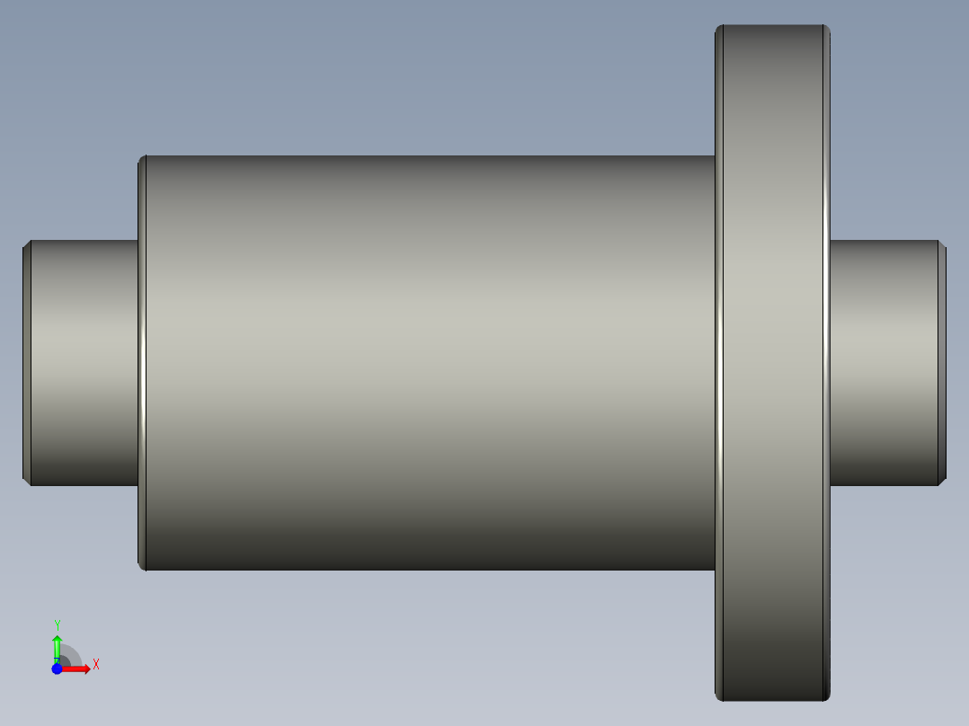 山云日尚SYS滚珠丝杠SFI3210.stp前视图