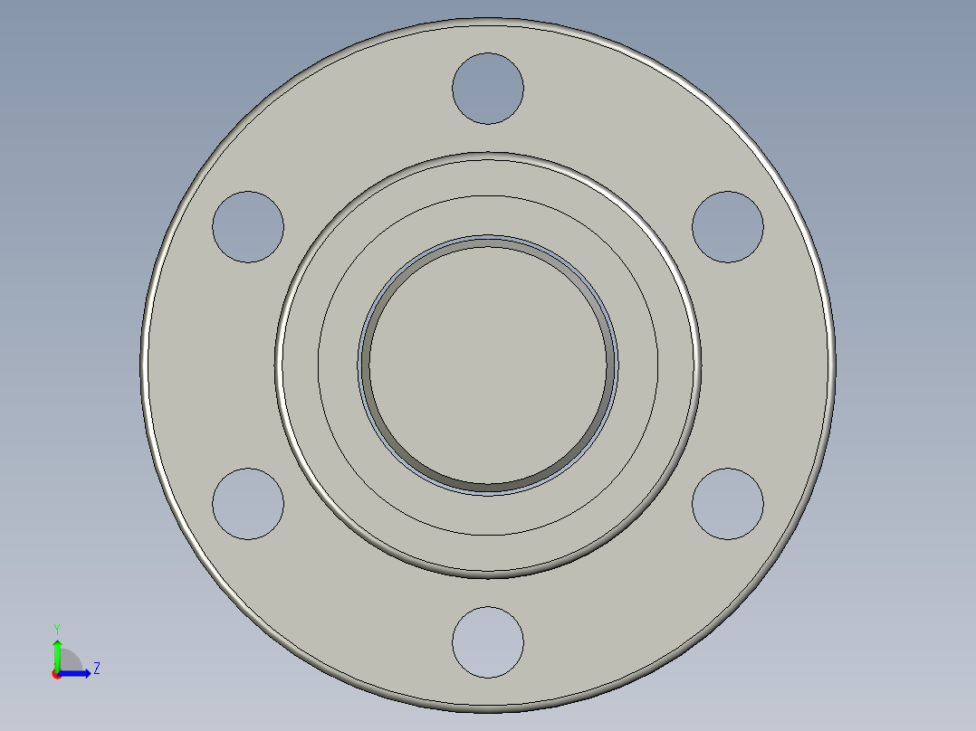 山云日尚SYS滚珠丝杠SFI3210.stp左视图