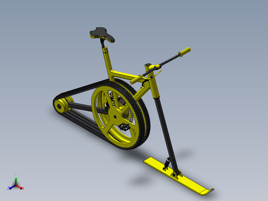 51---<span style='color: red'>自行车</span>拖车设计sw2010三维图纸模型设计图纸