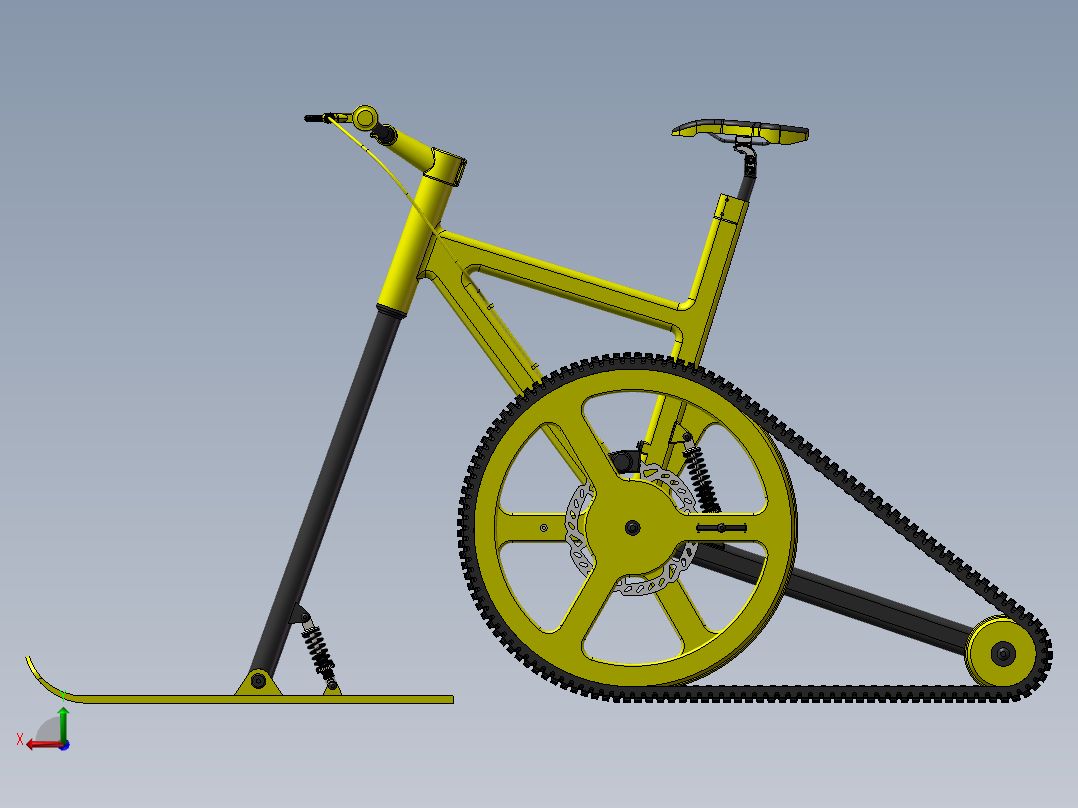 51---自行车拖车设计sw2010三维图纸模型设计图纸后视图