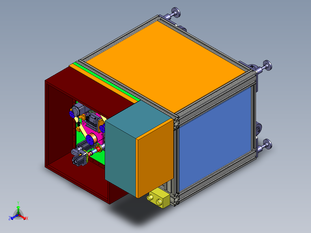 砂带<span style='color: red'>打磨</span>机（<span style='color: red'>抛光</span>机）3D模型