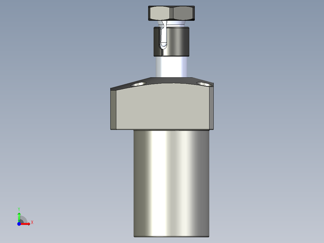 KOSMEKLHS0360-SR-Y60多系列多零件图纸模型前视图