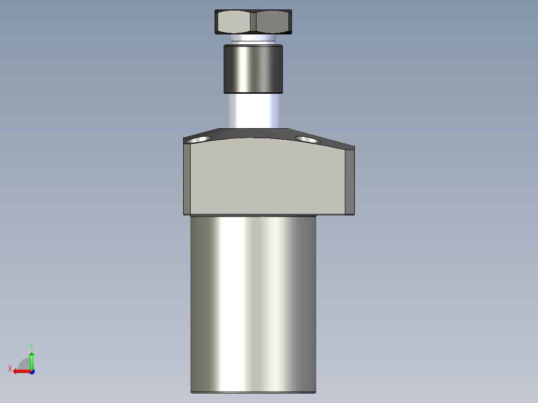 KOSMEKLHS0360-SR-Y60多系列多零件图纸模型后视图