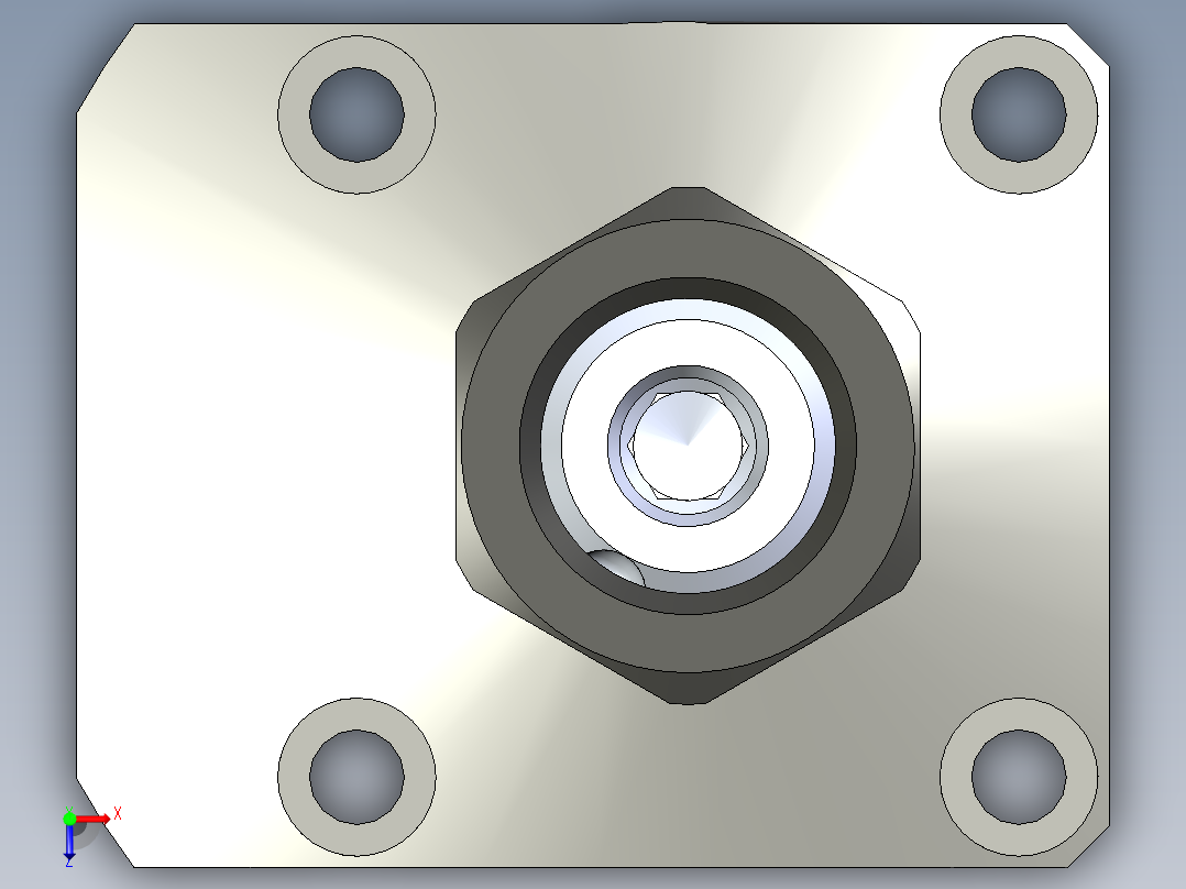 KOSMEKLHS0360-SR-Y60多系列多零件图纸模型俯视图