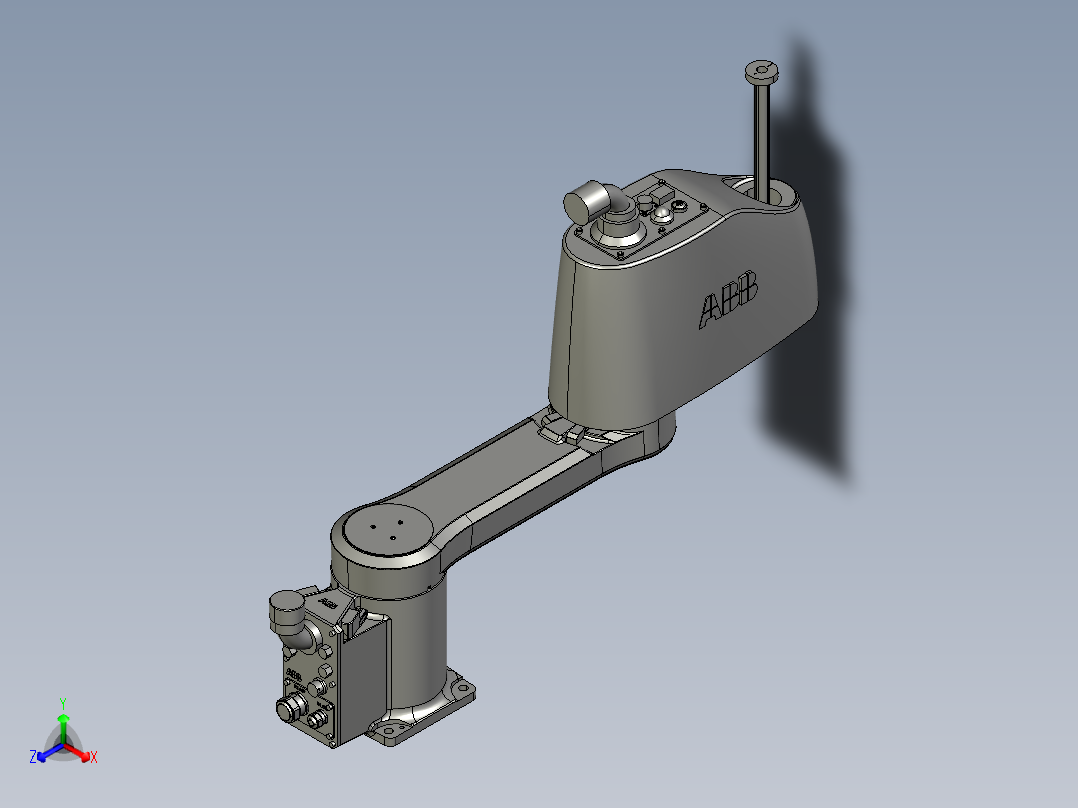 ABB全系列机器人3-3D模型 (16)正等轴测图
