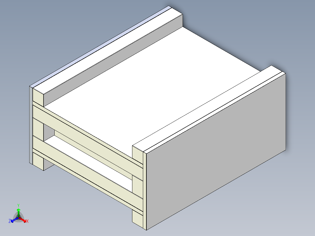 方程式驱动包装箱3正等轴测图